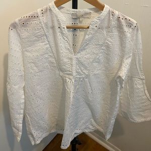 Women’s white shirt from Loft
